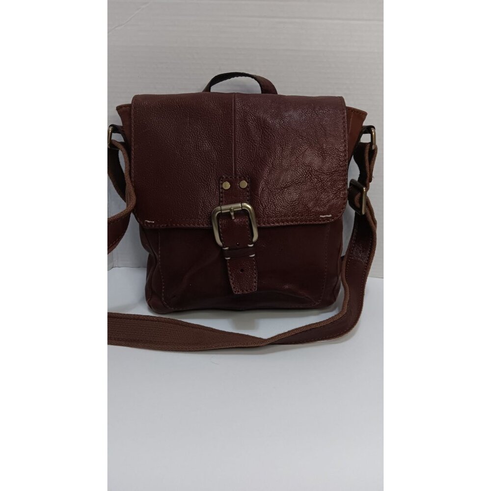 Fossil Decker City Brown Leather Medium Lined Travel City Work Casual Crossbody